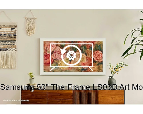Réinitialiser Samsung 50" The Frame LS03D Art Mode QLED 4K HDR Smart TV (2024)