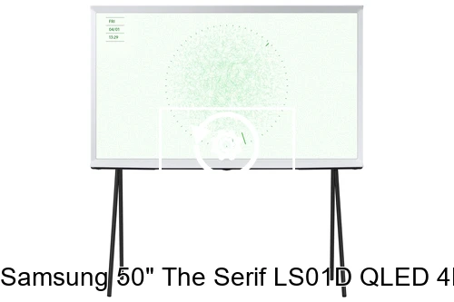 Restauration d'usine Samsung 50" The Serif LS01D QLED 4K HDR Smart TV in Cloud White (2024)