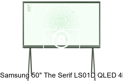 Reset Samsung 50" The Serif LS01D QLED 4K HDR Smart TV in Ivy Green (2024)