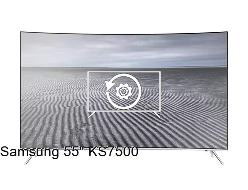 Restaurar de fábrica Samsung 55" KS7500