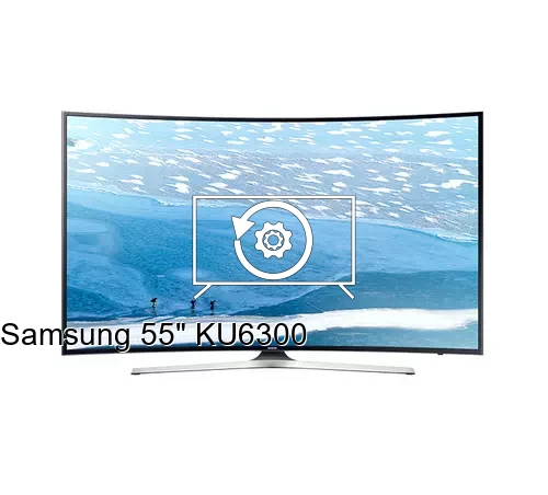 Factory reset Samsung 55" KU6300