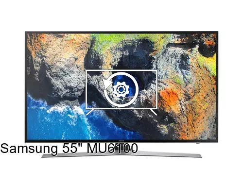 Restaurar de fábrica Samsung 55" MU6100