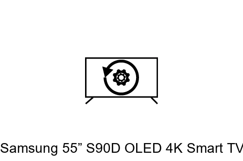 Factory reset Samsung 55” S90D OLED 4K Smart TV (2024) and Galaxy Buds3 Pro (White)