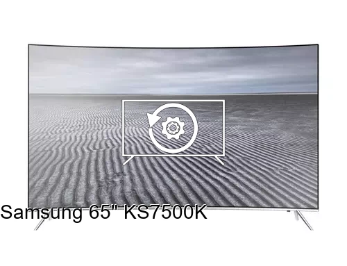 Restauration d'usine Samsung 65" KS7500K