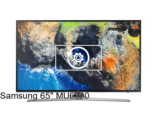 Restaurar de fábrica Samsung 65" MU6100