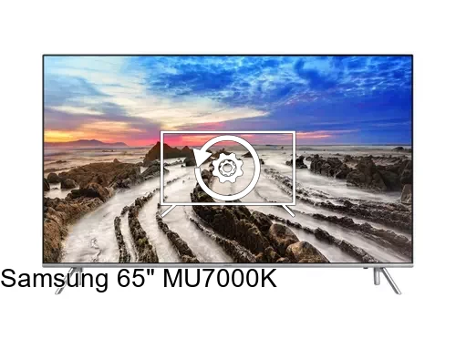 Factory reset Samsung 65" MU7000K