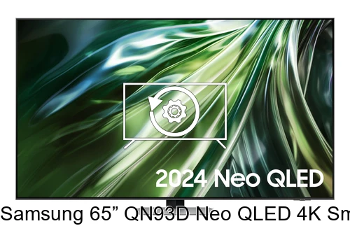 Factory reset Samsung 65” QN93D Neo QLED 4K Smart TV (2024) and C430 C-Series Soundbar with Subwoofer