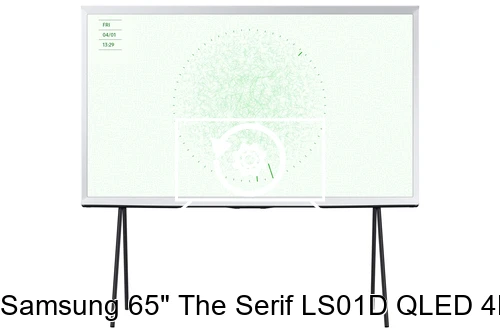 Reset Samsung 65" The Serif LS01D QLED 4K HDR Smart TV in Cloud White (2024)