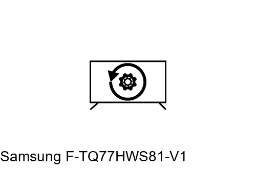 Factory reset Samsung F-TQ77HWS81-V1