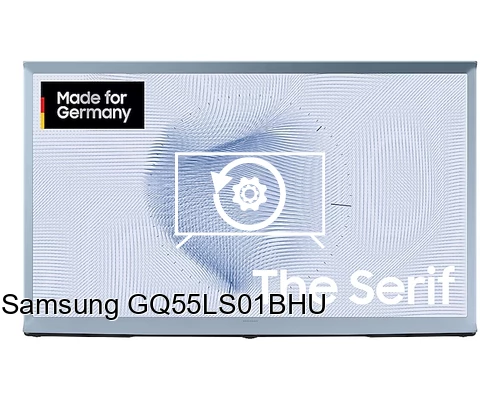 Factory reset Samsung GQ55LS01BHU