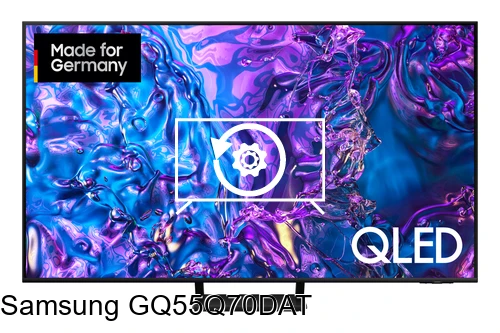 Factory reset Samsung GQ55Q70DAT
