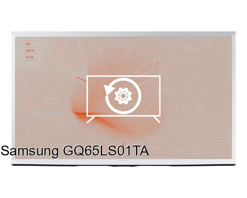 Factory reset Samsung GQ65LS01TA
