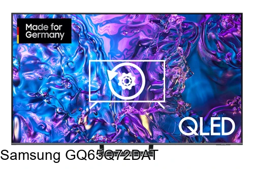 Factory reset Samsung GQ65Q72DAT
