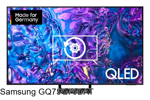 Factory reset Samsung GQ75Q70DAT