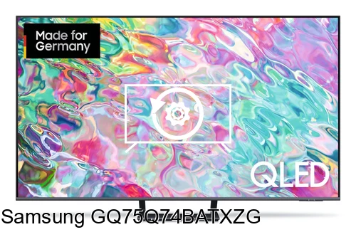 Factory reset Samsung GQ75Q74BATXZG