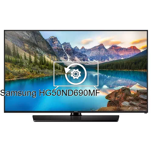 Factory reset Samsung HG50ND690MF