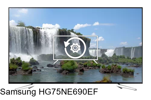Factory reset Samsung HG75NE690EF