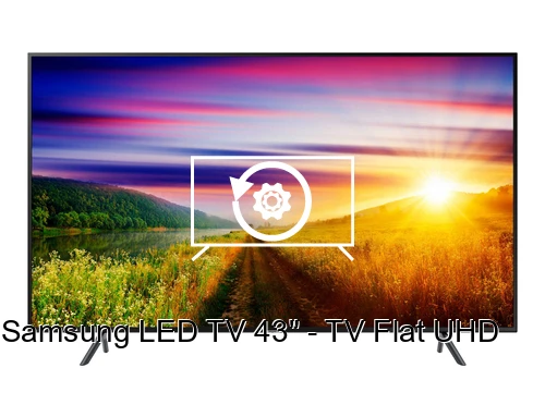 Restaurar de fábrica Samsung LED TV 43" - TV Flat UHD
