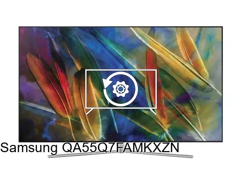 Factory reset Samsung QA55Q7FAMKXZN