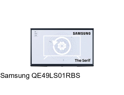 Factory reset Samsung QE49LS01RBS
