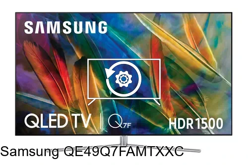 Factory reset Samsung QE49Q7FAMTXXC