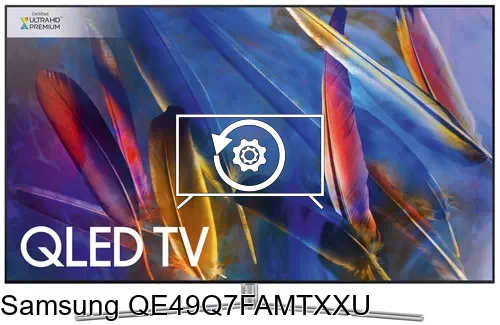 Factory reset Samsung QE49Q7FAMTXXU