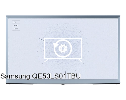 Factory reset Samsung QE50LS01TBU