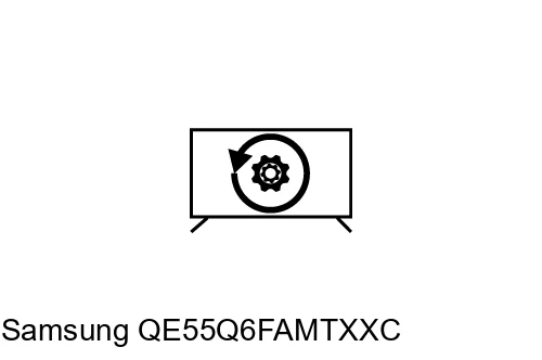 Factory reset Samsung QE55Q6FAMTXXC