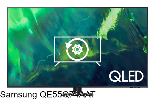 Réinitialiser Samsung QE55Q74AAT