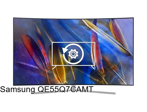 Factory reset Samsung QE55Q7CAMT