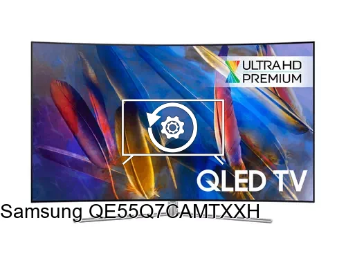 Factory reset Samsung QE55Q7CAMTXXH