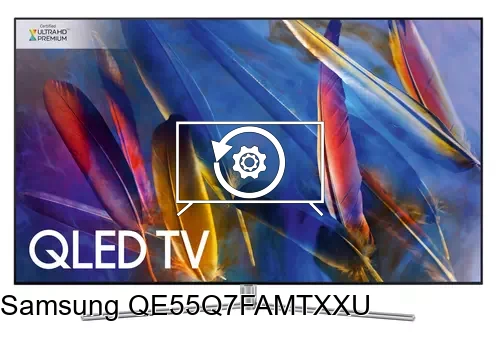 Factory reset Samsung QE55Q7FAMTXXU