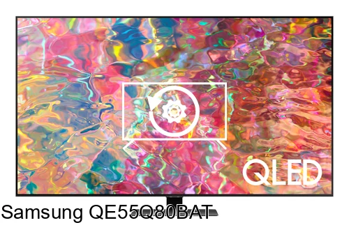 Factory reset Samsung QE55Q80BAT