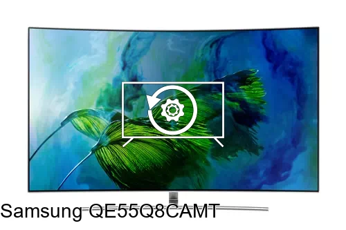 Factory reset Samsung QE55Q8CAMT