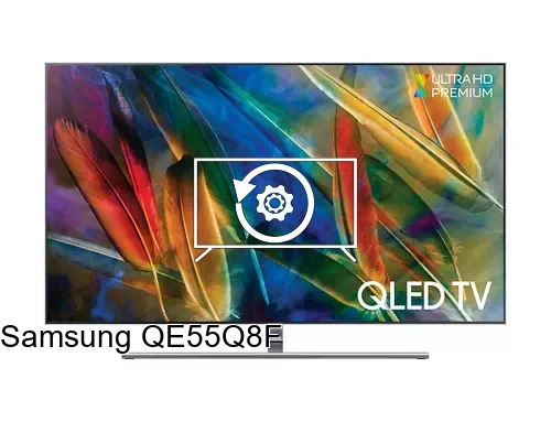 Factory reset Samsung QE55Q8F