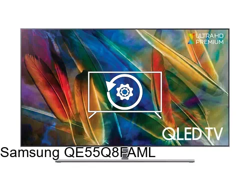 Factory reset Samsung QE55Q8FAML