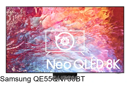 Réinitialiser Samsung QE55QN750BT