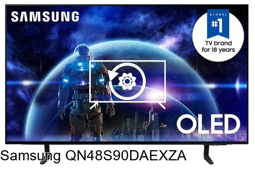 Factory reset Samsung QN48S90DAEXZA