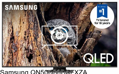 Réinitialiser Samsung QN50Q80DAFXZA