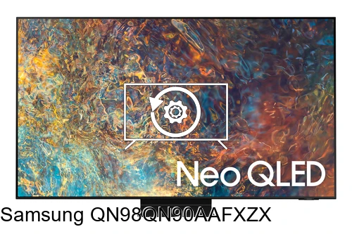 Factory reset Samsung QN98QN90AAFXZX