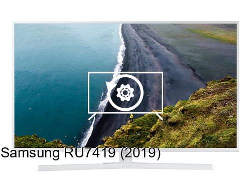 Factory reset Samsung RU7419 (2019)