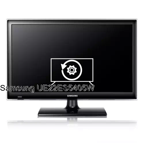 Factory reset Samsung UE22ES5405W