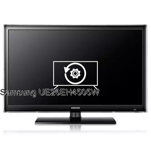 Factory reset Samsung UE26EH4505W