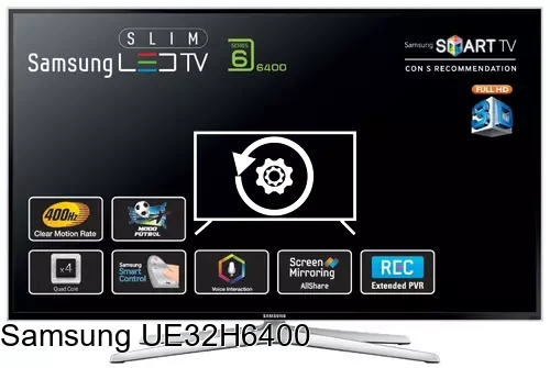 Restauration d'usine Samsung UE32H6400