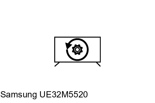 Factory reset Samsung UE32M5520