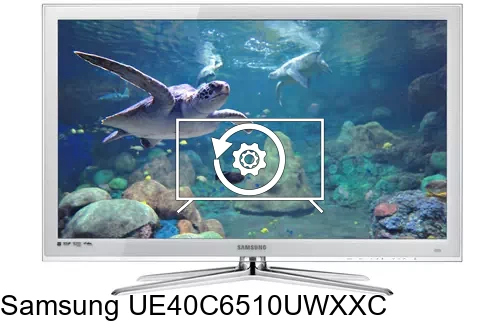 Factory reset Samsung UE40C6510UWXXC