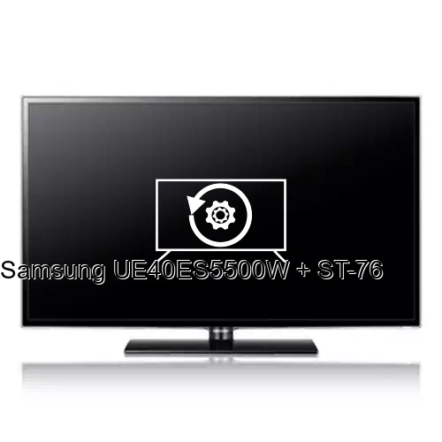 Factory reset Samsung UE40ES5500W + ST-76