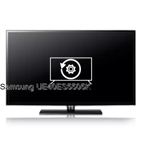 Factory reset Samsung UE40ES5505K