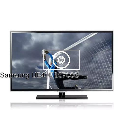 Factory reset Samsung UE40ES5705S