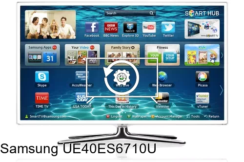 Factory reset Samsung UE40ES6710U